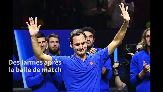 Tennis : sourires et larmes mêlées pour les adieux du roi Federer au tennis