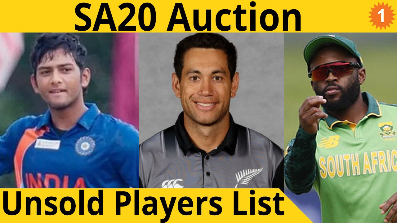 SA20 Auction: Unsold Players யாரு? Ross Taylor முதல் Bavuma வரை| Aanee's Appeal