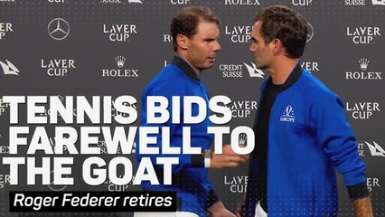 Descargar video: Tennis bids farewell to the GOAT – Roger Federer retires