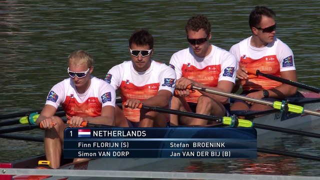2022 World Rowing Championships - Račice, Czech Republic - Men's Quadruple Sculls (M4x) A-final
