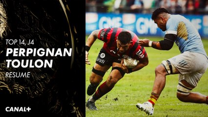 Le résumé de Perpignan / Toulon - TOP 14 - 4ème journée