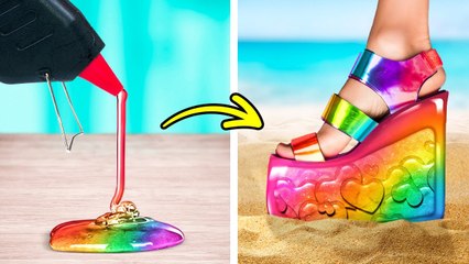 DIY SHOES AND CLOTHES _ Fantastic Feet Hacks Craft Ideas To Save Your Money