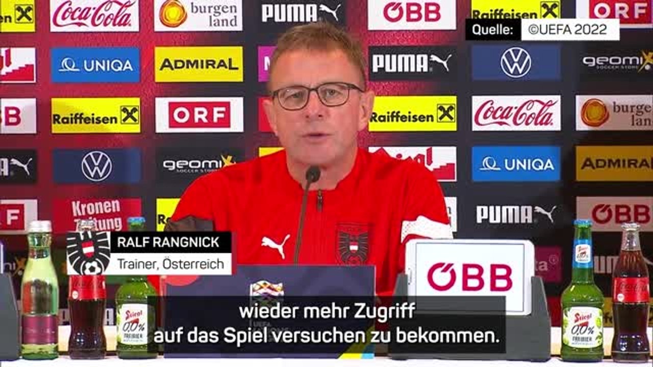 Rangnick bleibt optimistisch vor kroatien