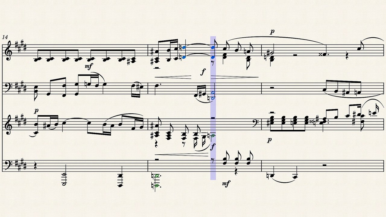 Vocalise Op. 34 No. 14 – Sergei Rachmaninoff (4 hands Piano arr.)