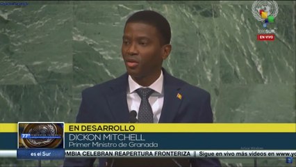 Intervención de Dickon Mitchell, primer ministro de Granada, en Asamblea General de la ONU