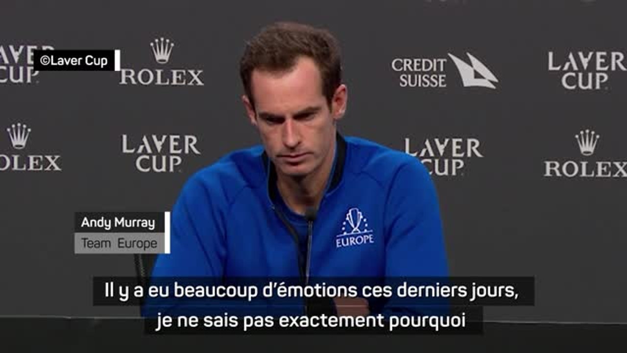 Laver Cup - L'émotion de Murray et Tsitsipas après les adieux de Federer