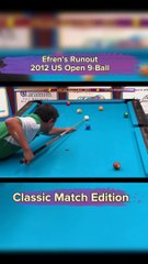 Efren Reyes Smooth Runout