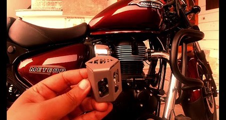 oil reservior gaurd instal on royal enfield meteor 350