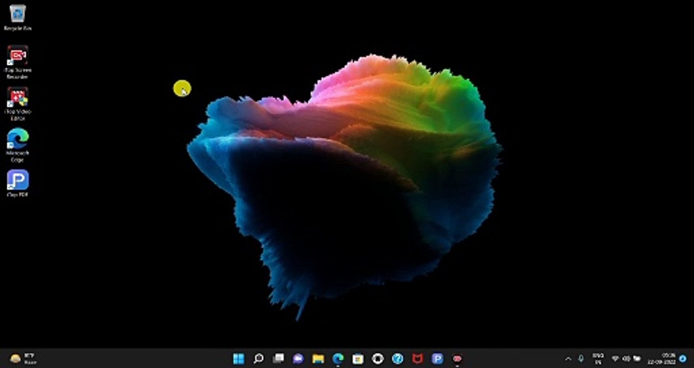 Desktop icon setting