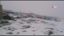 Trabzon haber | Bayburt - Trabzon sınırındaki köylere mevsimin ilk karı yağdı