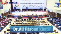 Dr. Ali Haroun Khatir (parti MJRS) au président du Présidium : 