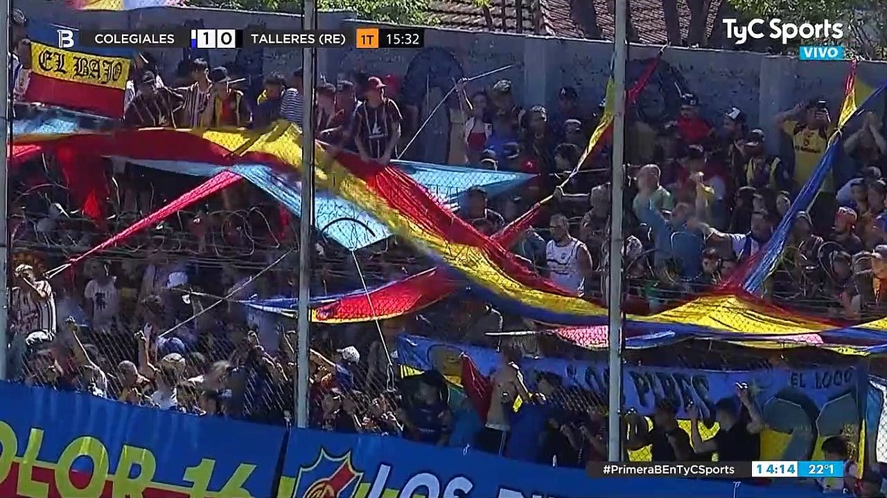 Colegiales 2-2 Talleres-Primera B-Fecha 16