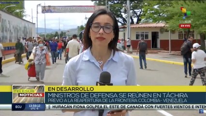 Fructífera reunión entre ministros de defensa de Venezuela y Colombia