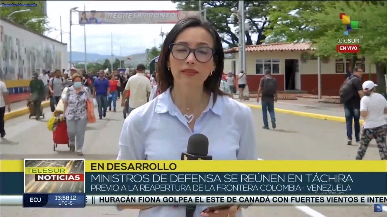 Fructífera reunión entre ministros de defensa de Venezuela y Colombia