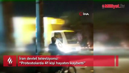 İran devlet televizyonu: Protestolarda 41 kişi hayatını kaybetti