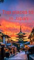 Top places to visit in japan. Best places to visit in japan