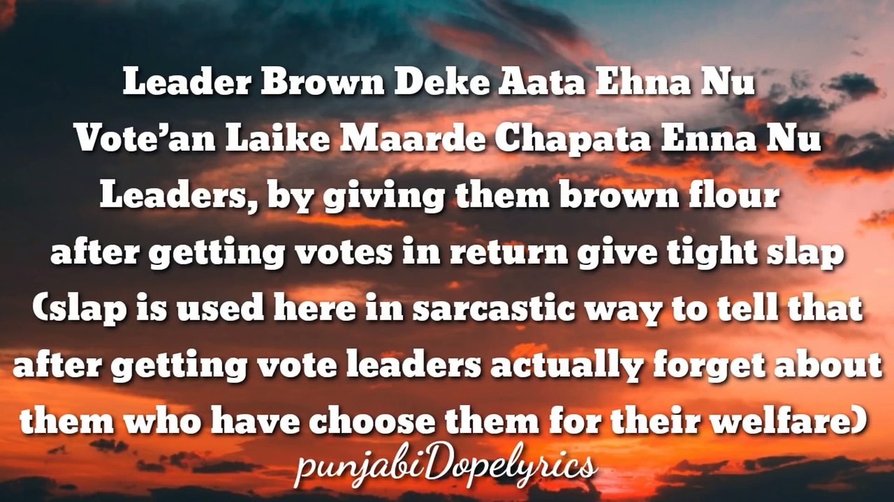 295(Lyrics w_ english translation) - SIDHU MOOSEWALA