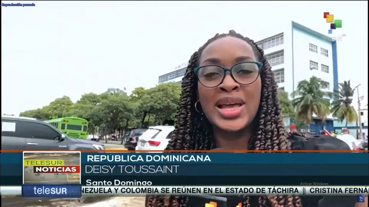 Santo Domingo: Se realiza caravana contra el bloqueo de EE.UU. a Cuba