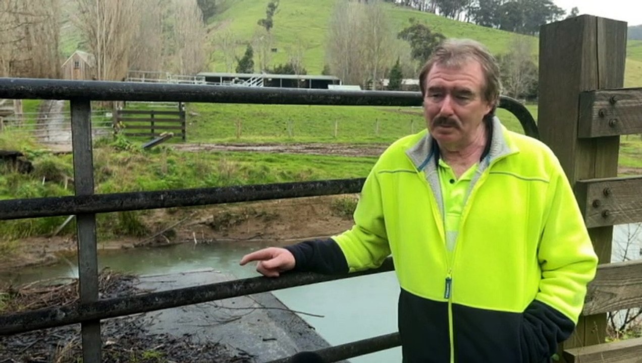 Gippsland farmer worried about how he'll escape his property if another catastrophic weather event hits the region.