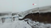 Rize gündem haberleri... Rize'nin yüksek kesimlerine mevsimin ilk karı yağdı