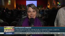 Ciudadanos de EE.UU. manifestaron su apoyo a la carta enviada por el Pdte. Nicolás Maduro a la ONU