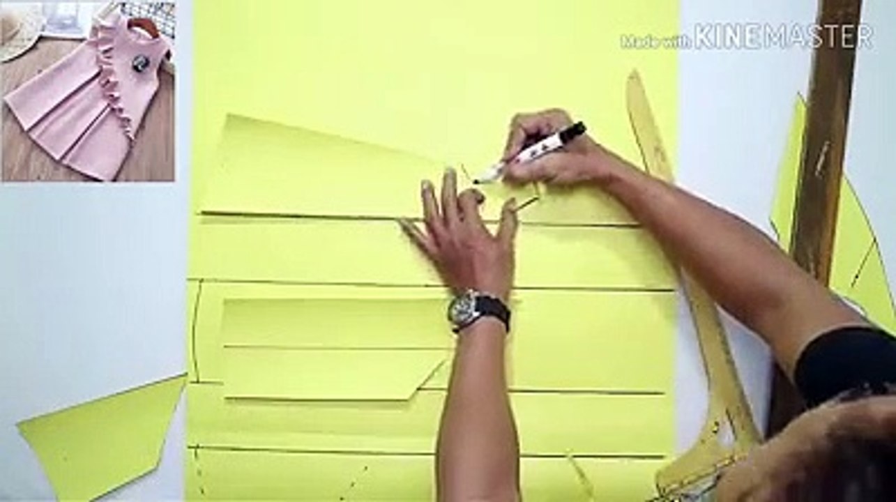 how to make baby frock / how to & style / How to make baby frock design / How to make baby frock | measurement,cutting,sewing /  beautiful baby frock cutting and stitching/tullu pom pom baby frock stitching/one year baby frock / dress girl