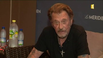 Johnny Hallyday - Interview ( Hôtel Méridien, Nouméa ) 28 avril 2016