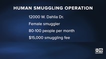 Woman arrested for alleged money laundering, human smuggling