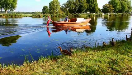 Nice boat and pond