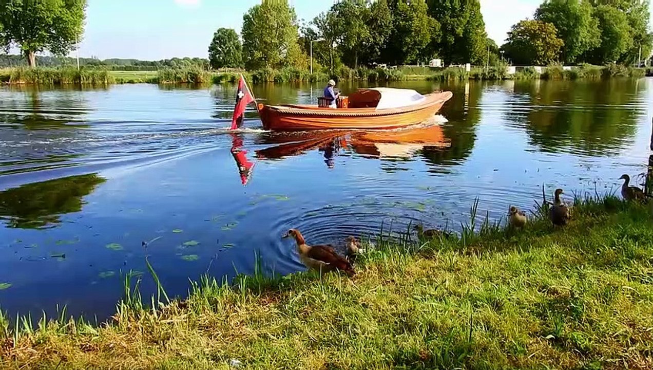 Nice boat and pond