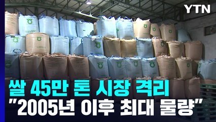 농식품부 "올해 수확기 쌀 45만 톤 시장 격리" / YTN