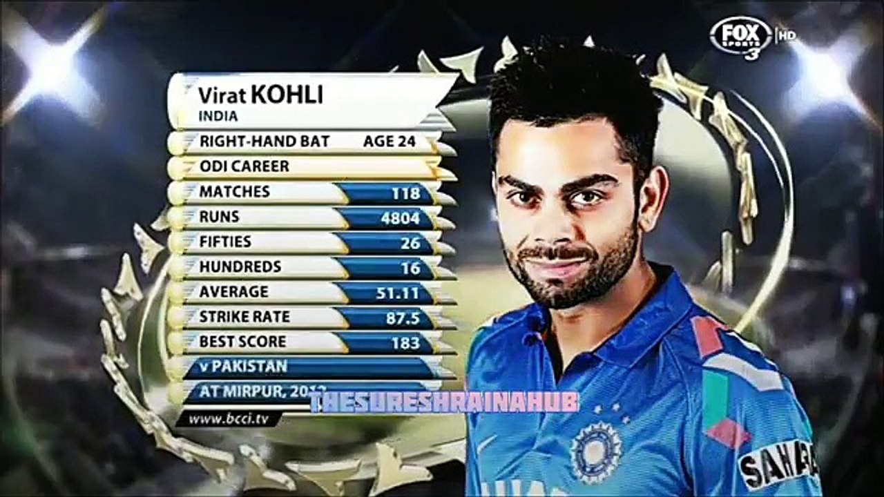 Virat Kohli Highlights | 115*of 66 Balls | Ind vs Aus Match 2013