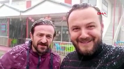 Doğu Karadeniz yaylalarına beyaz örtü