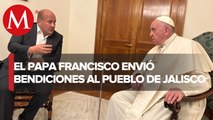 Enrique Alfaro comparte la bendición del Papa Francisco