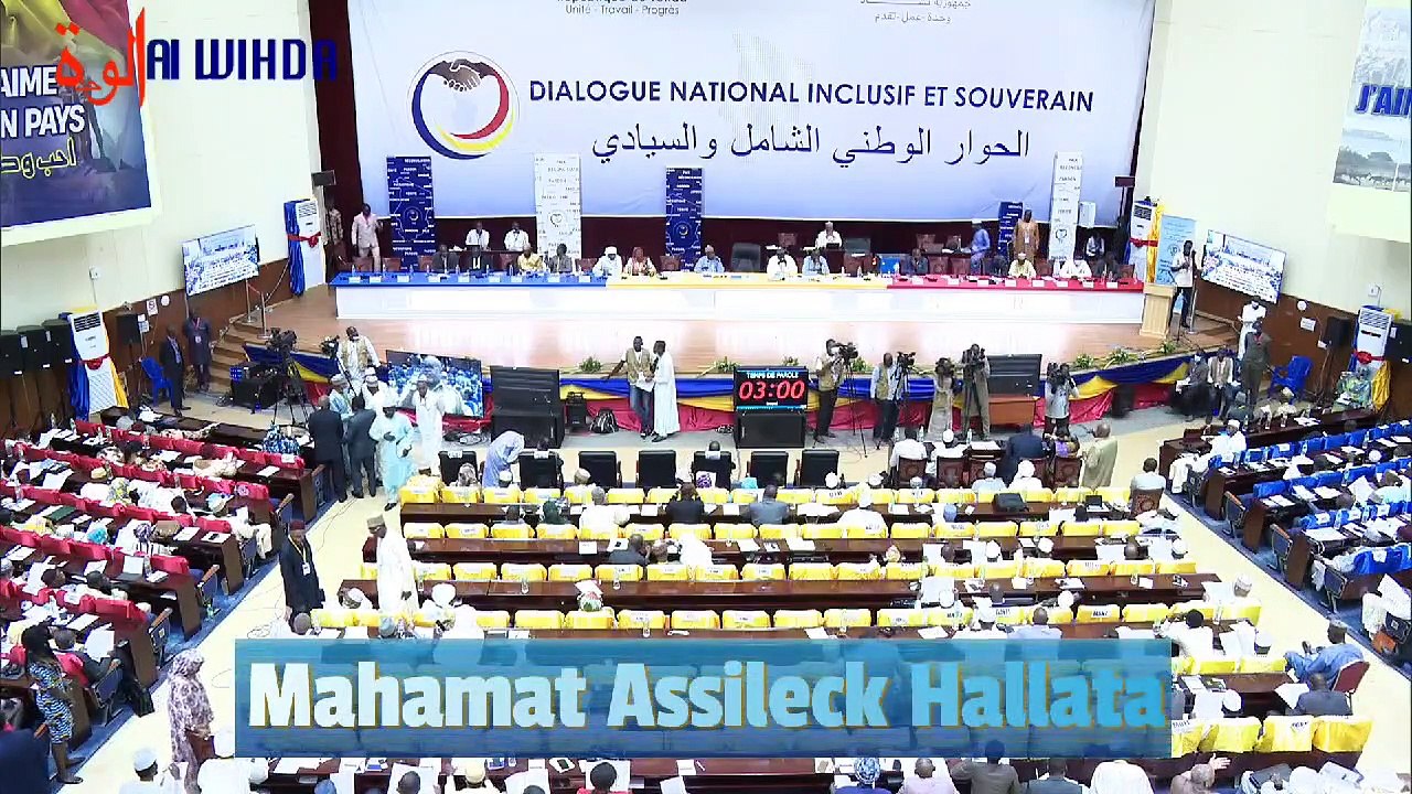 Mahamat Assilek Halatta : "dès que vous dites quelque chose et que ceux qui sont derrière applaudissent, vous dites directement que tout le monde est d'accord". #Tchad