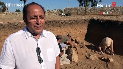 Mersin'de antik kentte heyecanlandıran keşif