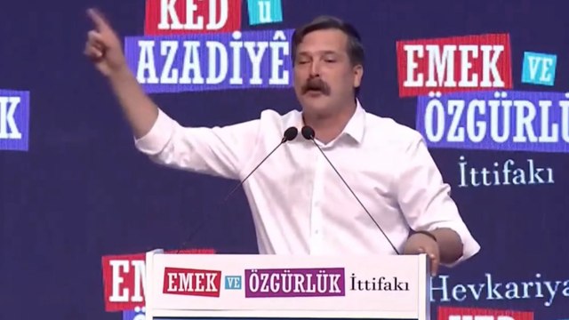 TİP Genel Başkanı Erkan Baş: Gelin hayal edelim, o 'Kaçak Saray’ı utanç müzesi yapmışız ve çocuklarımızı gezdiriyoruz, bir diktatörü nasıl devirdiğimizi çocuklarımıza anlatıyoruz