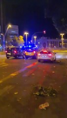 Los Mossos restablecen el orden alrededor de la Plaza de España
