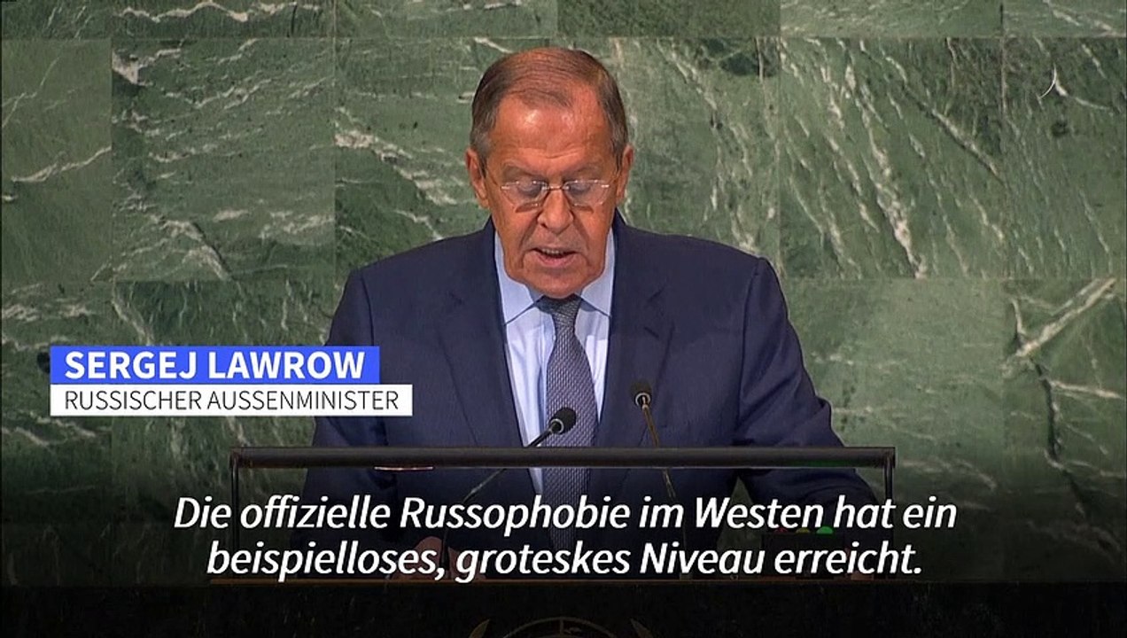 Lawrow: Der Westen will Russland 