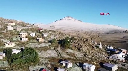 Doğu Karadeniz'de yaylalar beyaza büründü