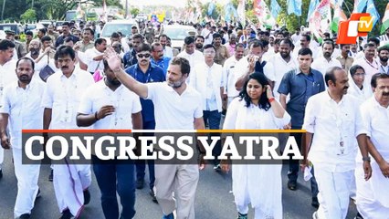 Rahul Gandhi Joins Bharat Jodo Yatra At Thrissur, Kerala