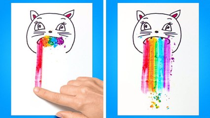 DESSINS FACILES QUE TOUT LE MONDE PEUT RÉPÉTER __ IDÉES D'ART AMUSANTES QUE TU DEVRAIS ESSAYER
