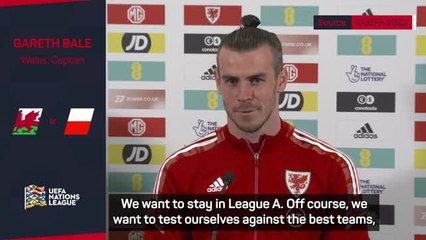 Download Video: Bale downplays importance of UEFA Nations League match decider