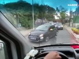 Ambulansa yol vermeyen kadın sürücü pes dedirtti