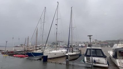 A Milli Futbol Takımı'nın maçı öncesi Faroe Adaları'nda fırtına etkisini sürdürüyor