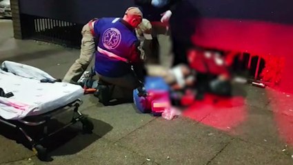 Homem é agredido e pede socorro em estabelecimento da Rua Paraná