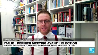 Italie: Dernier meeting avant l'élection