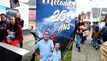 Brumath le Melodia's à la foire aux oignons 2022 pour leur 25 ans