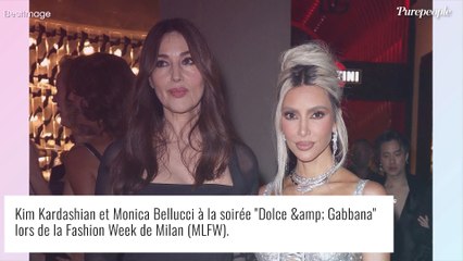 Kim Kardashian : Star du défilé Dolce & Gabbana devant ses enfants et Monica Bellucci