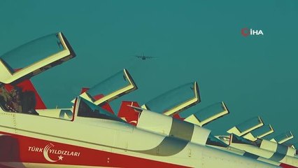 Türk Yıldızları'ndan Belçika semalarında nefes kesen gösteri